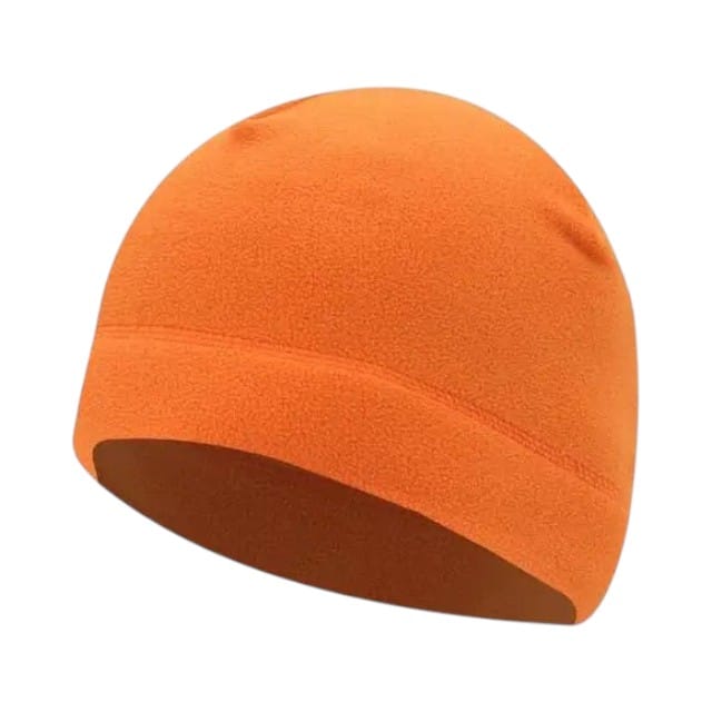 Le Comptoir du Chapeau Orange Bonnet Sport Polaire Coupe-Vent Running