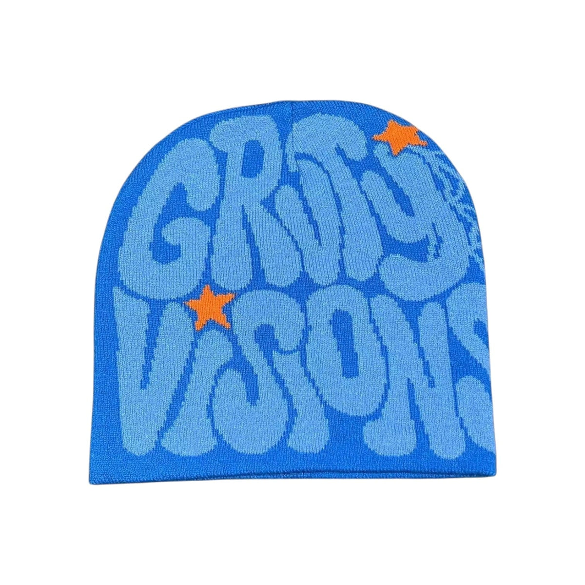 Le Comptoir du Chapeau Bleu Marine Bonnet Tricot Bicolore