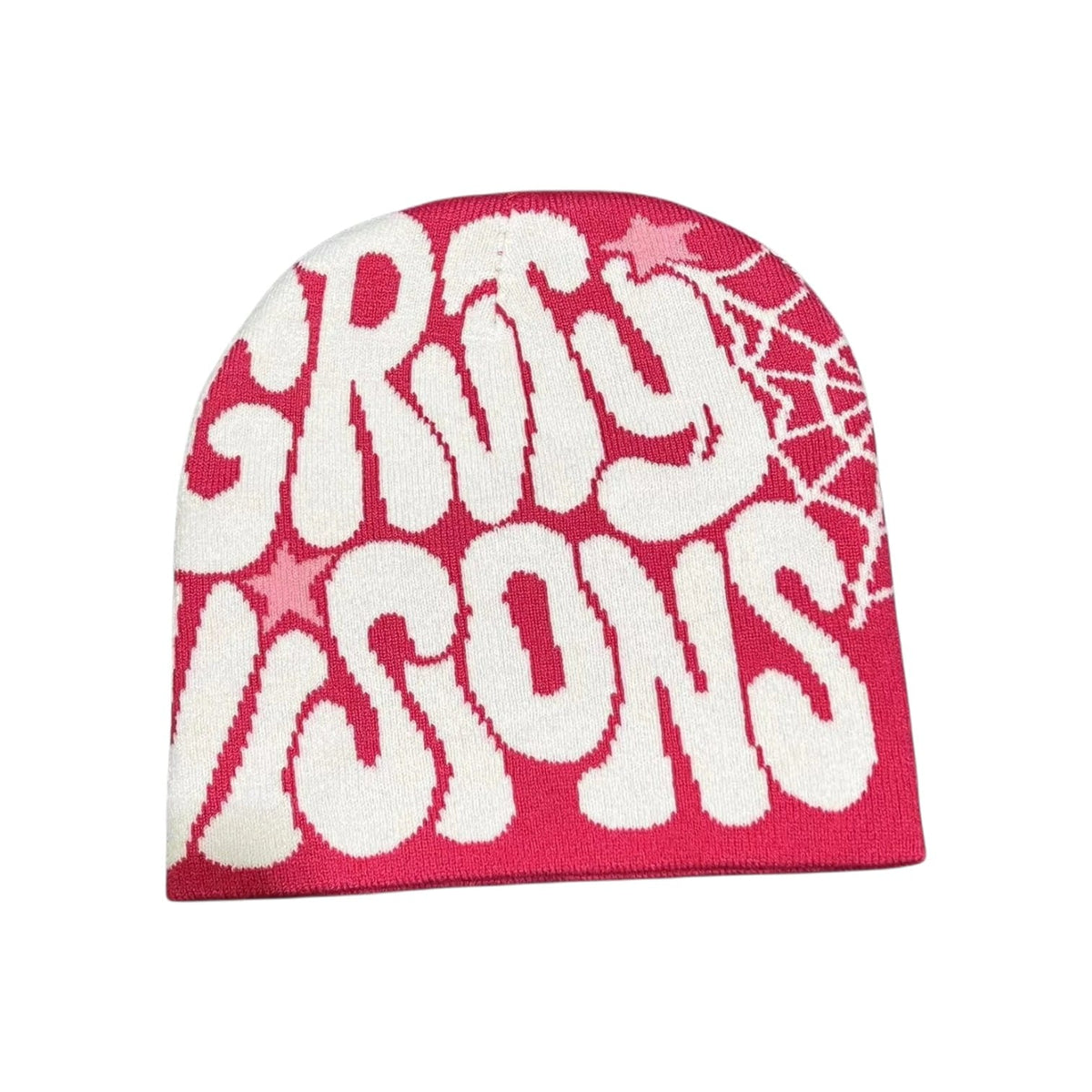 Le Comptoir du Chapeau Rose Bonbon Bonnet Tricot Bicolore