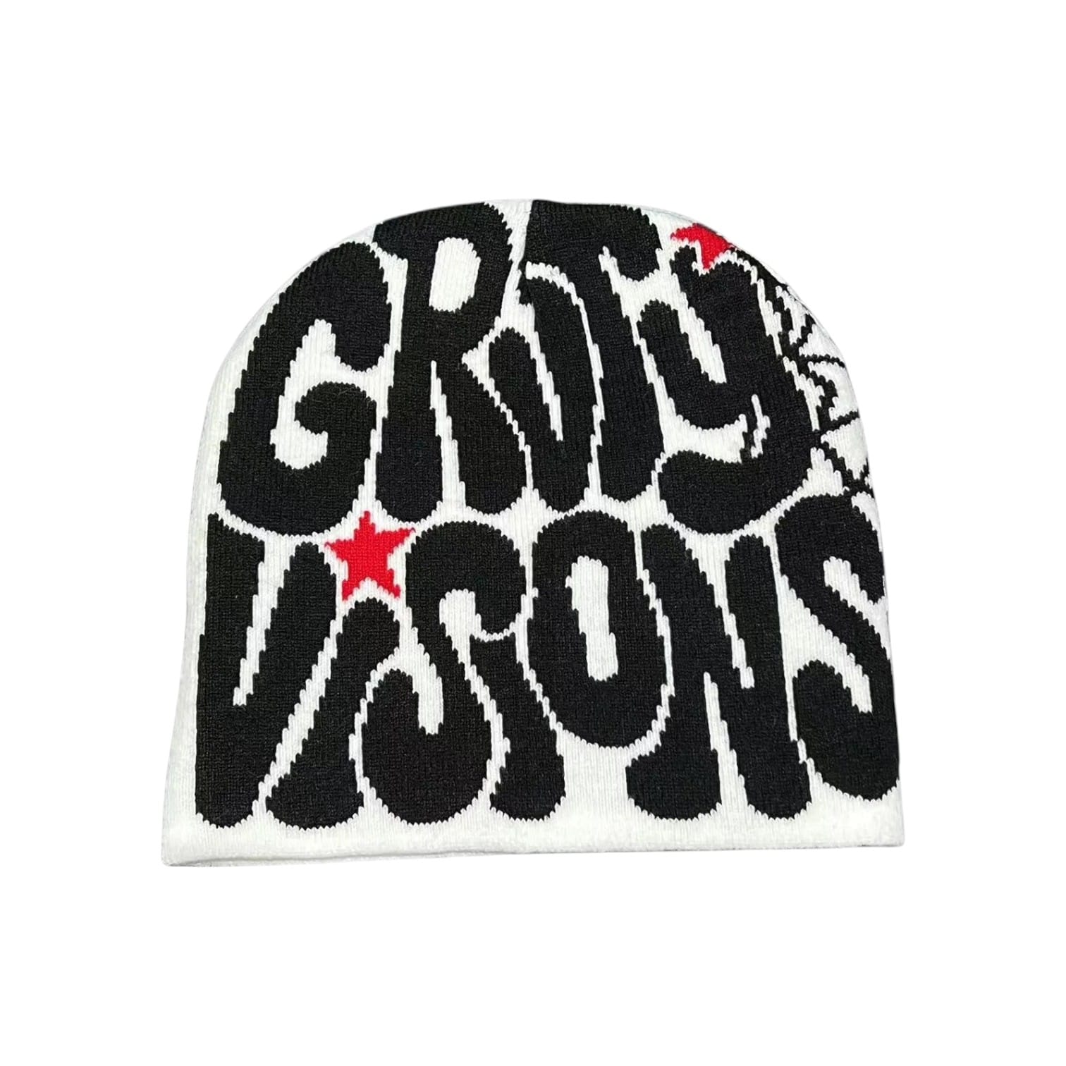 Le Comptoir du Chapeau Blanc Bonnet Tricot Bicolore Image