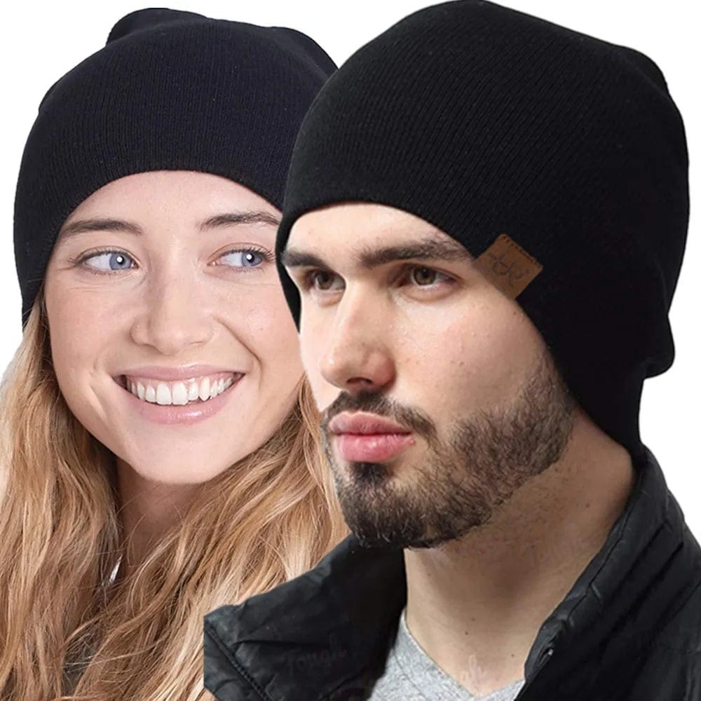 Le Comptoir du Chapeau Bonnet Tricot Sport Doublé Fourrure Hiver