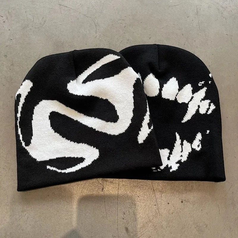 Le Comptoir du Chapeau Bonnet Tricot Streetwear Goth