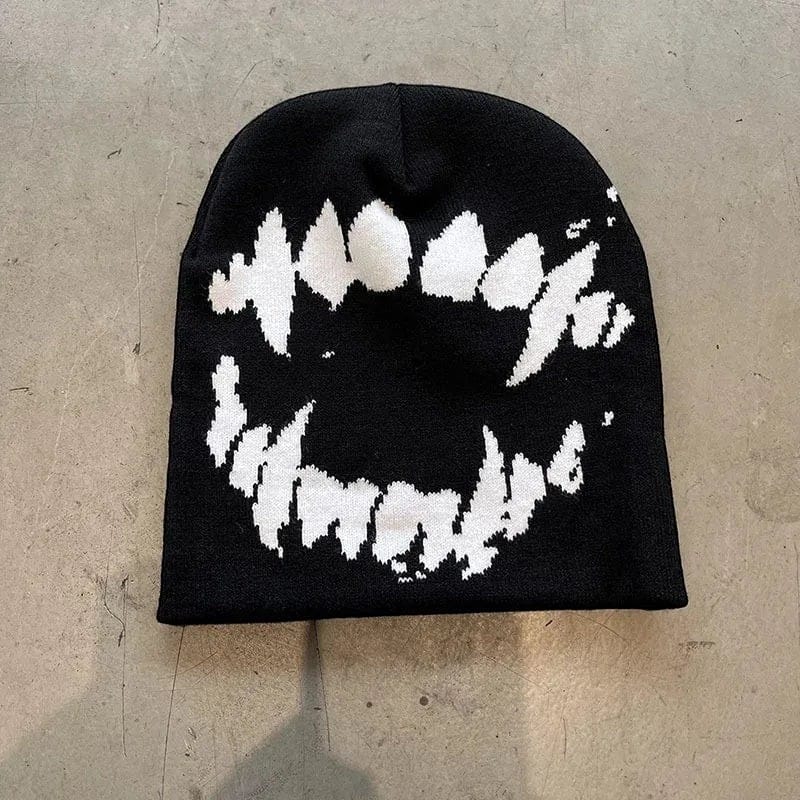 Le Comptoir du Chapeau Bonnet Tricot Streetwear Goth