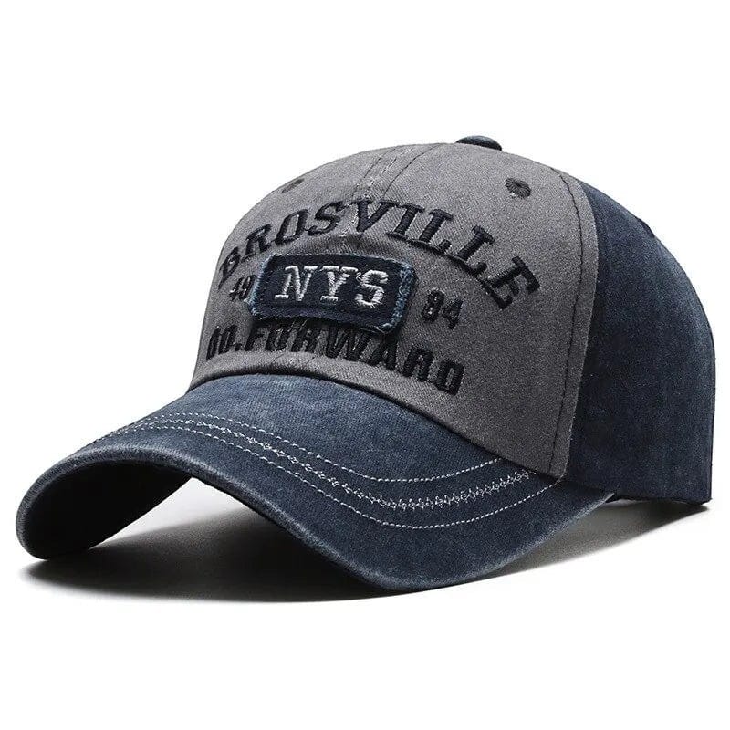 Le Comptoir du Chapeau Casquette Baseball Bicolore Brodée