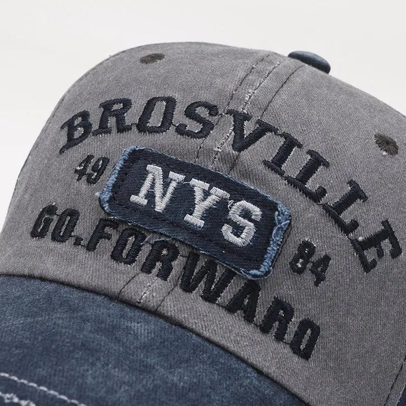 Le Comptoir du Chapeau Casquette Baseball Bicolore Brodée