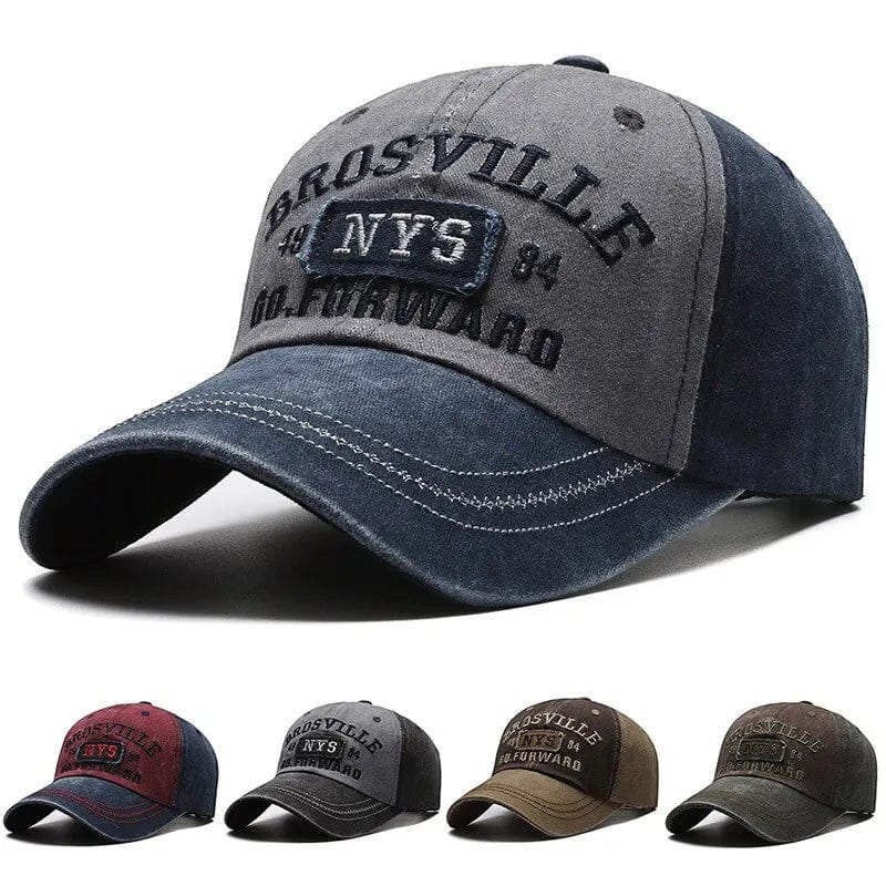 Le Comptoir du Chapeau Casquette Baseball Bicolore Brodée