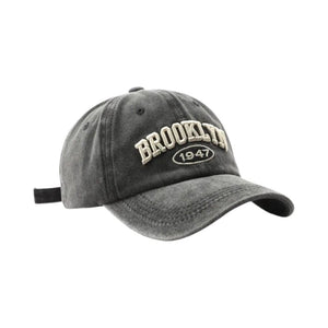 Le Comptoir du Chapeau Noir Casquette Baseball Brooklyn Brodée Streetwear
