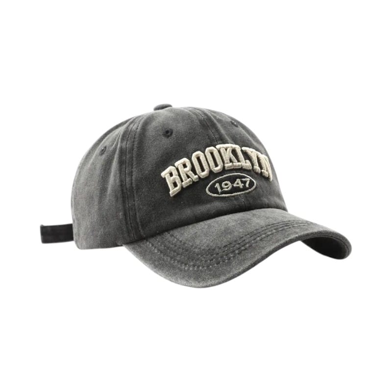 Le Comptoir du Chapeau Noir Casquette Baseball Brooklyn Brodée Streetwear Image