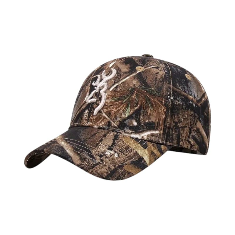Le Comptoir du Chapeau Vert Kaki Casquette Baseball Camouflage Anti-UV