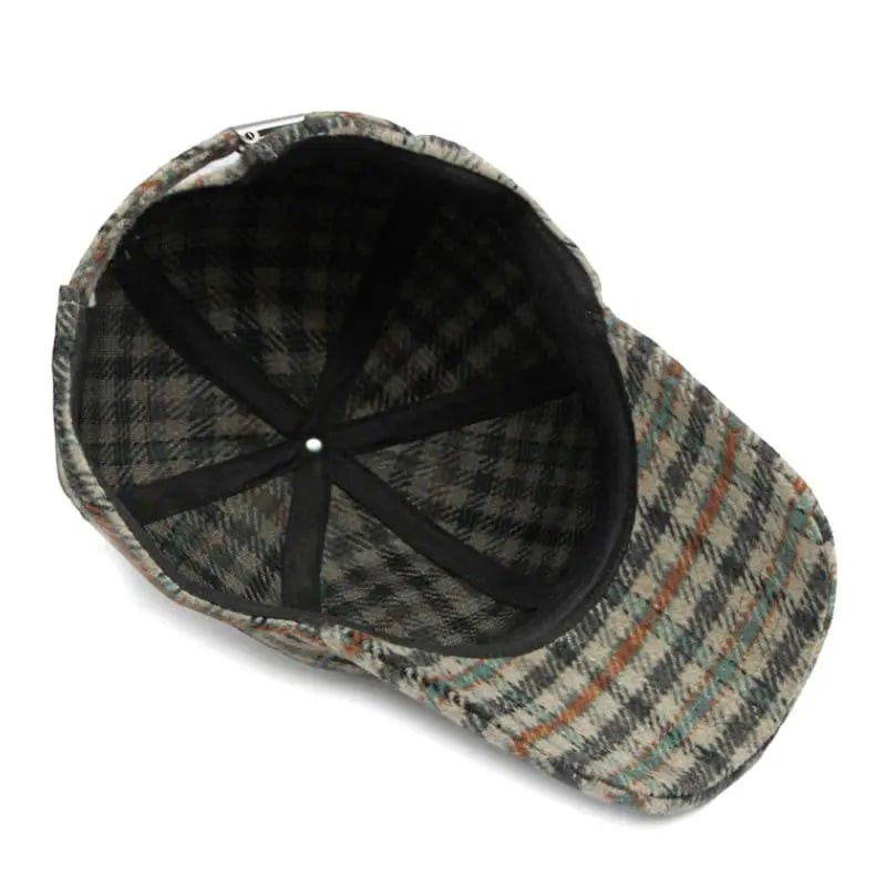 Le Comptoir du Chapeau Casquette Baseball Carreaux Polaire