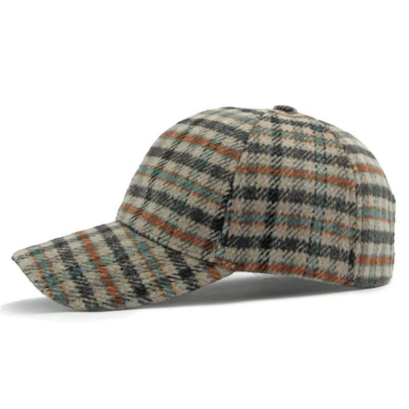 Le Comptoir du Chapeau Casquette Baseball Carreaux Polaire