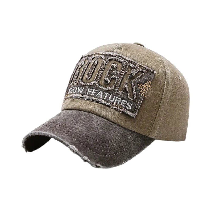 Le Comptoir du Chapeau Marron Casquette Baseball Coton Snapback Minimaliste