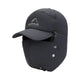 Le Comptoir du Chapeau Gris Casquette Baseball Fourrure Polaire Ski