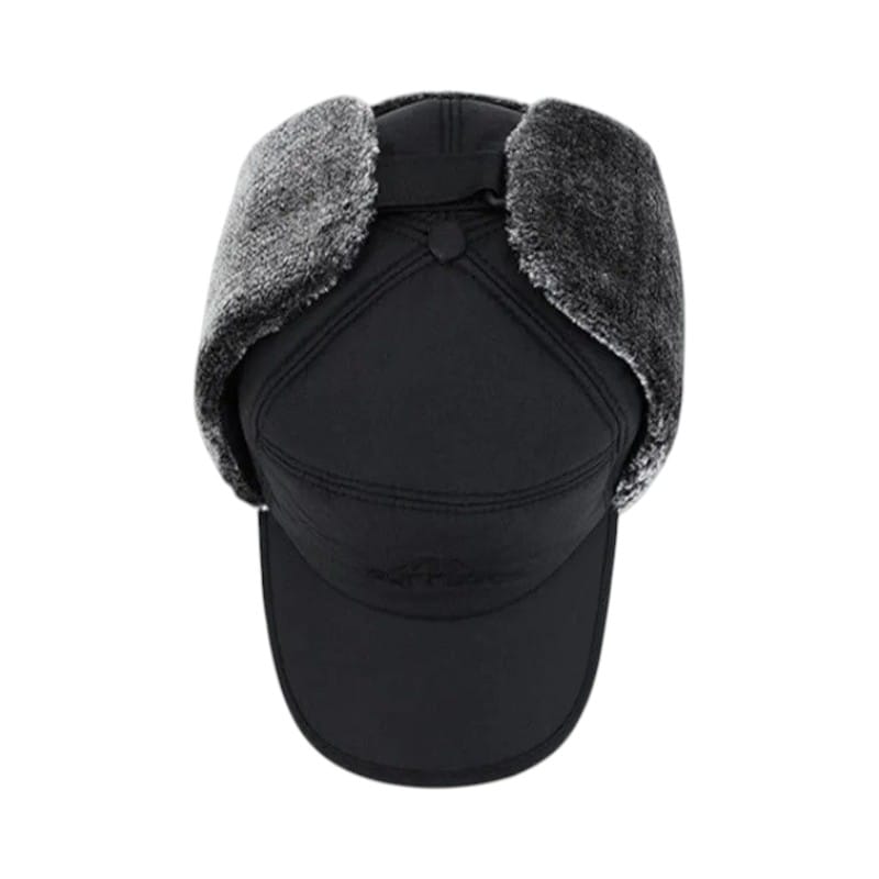 Le Comptoir du Chapeau Gris Casquette Baseball Fourrure Polaire Ski