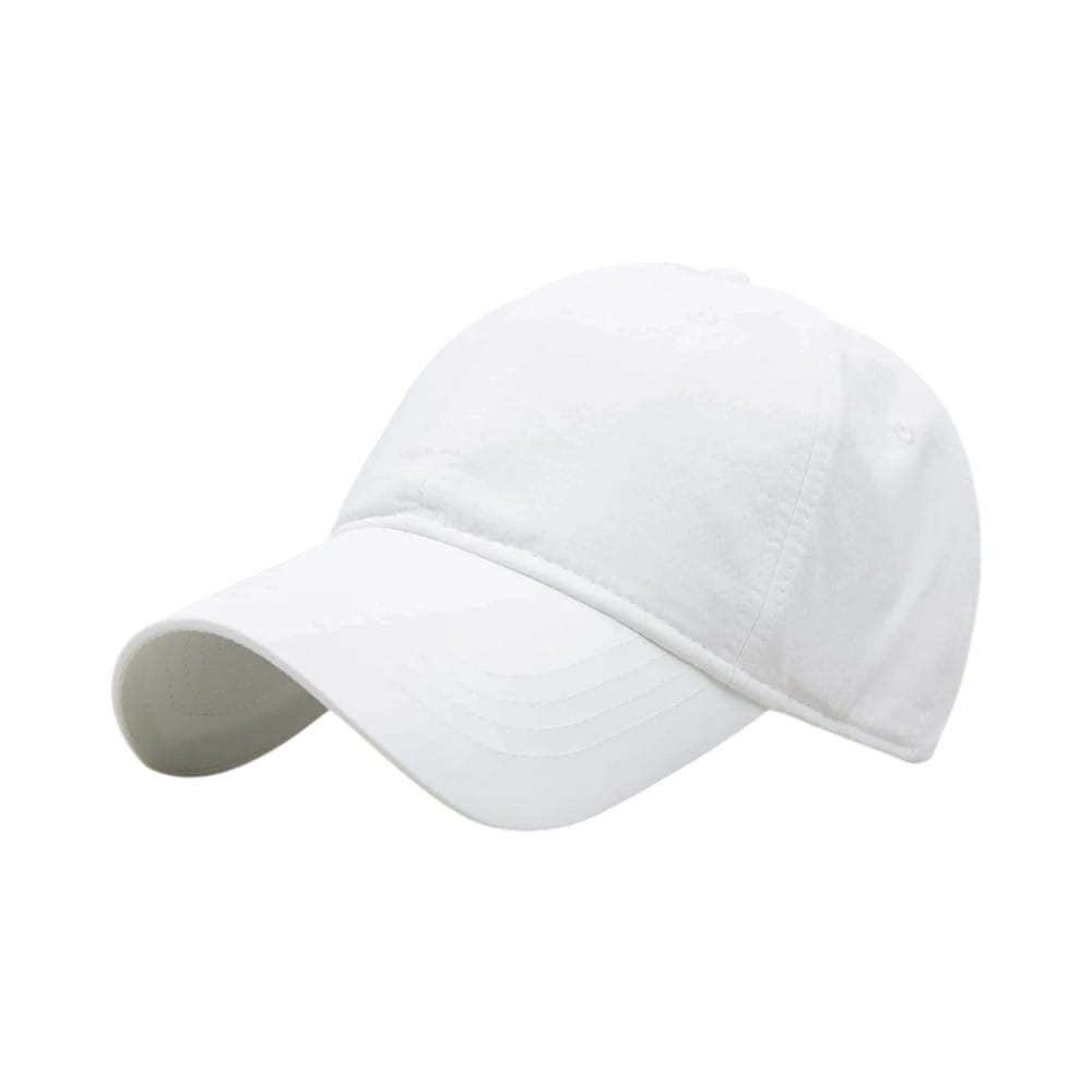 Le Comptoir du Chapeau Blanc / 63-67 cm Casquette Baseball Grande Tête Coton Léger Outdoor