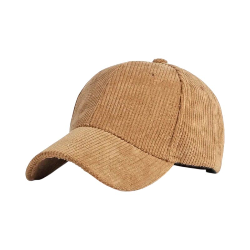 Le Comptoir du Chapeau Jaune Casquette Baseball Velours Côtelé