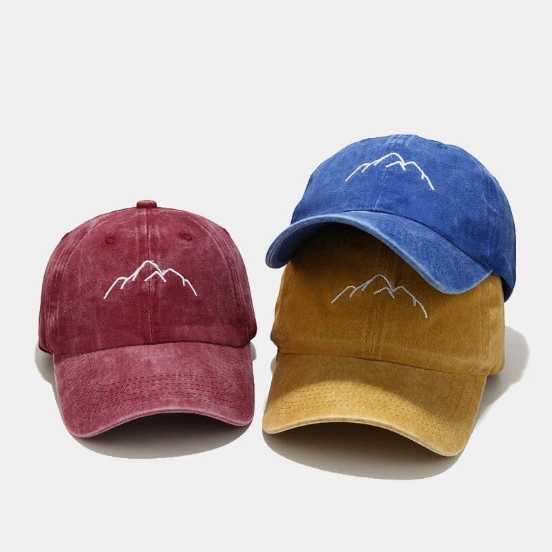 Le Comptoir du Chapeau Casquette Broderie Montagne Snapback
