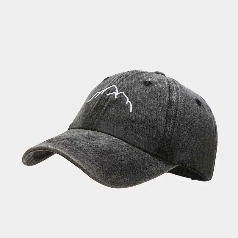 Le Comptoir du Chapeau Casquette Broderie Montagne Snapback