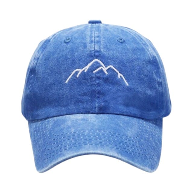 Le Comptoir du Chapeau Bleu / Adjustable Casquette Broderie Montagne Snapback