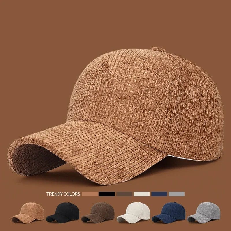 Le Comptoir du Chapeau Casquette Canard Côtelé Solide Unisexe