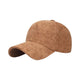 Le Comptoir du Chapeau Marron Clair Casquette Canard Côtelé Solide Unisexe