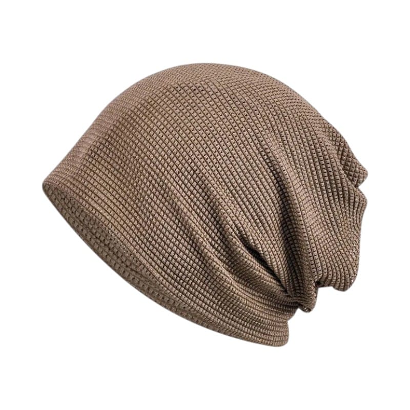 Le Comptoir du Chapeau Marron Clair Casquette Cyclisme Compacte Headscarf Sport