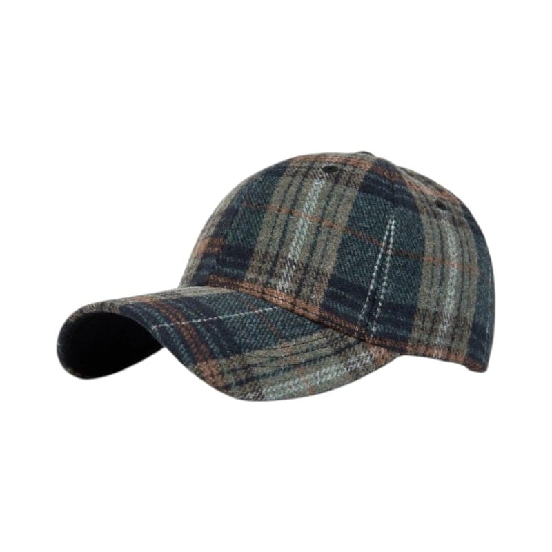 Le Comptoir du Chapeau Casquette Duckbill Carreaux Bord Rigide