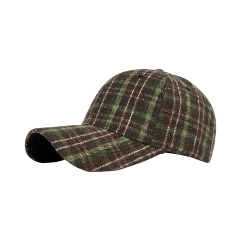 Le Comptoir du Chapeau Casquette Duckbill Carreaux Bord Rigide