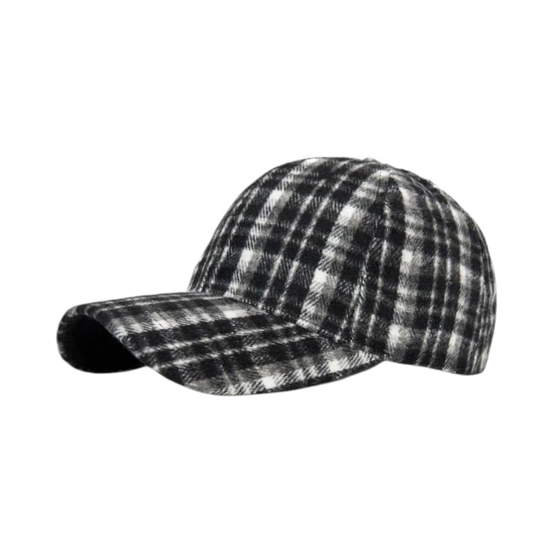 Le Comptoir du Chapeau Casquette Duckbill Carreaux Bord Rigide