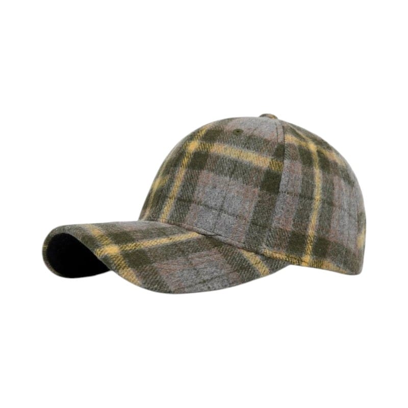 Le Comptoir du Chapeau Casquette Duckbill Carreaux Bord Rigide