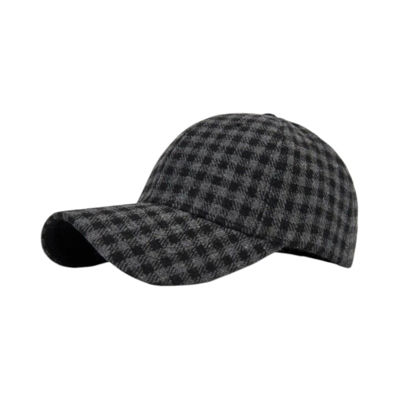 Le Comptoir du Chapeau Casquette Duckbill Carreaux Bord Rigide