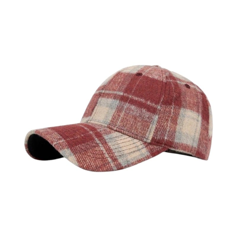 Le Comptoir du Chapeau Casquette Duckbill Carreaux Bord Rigide