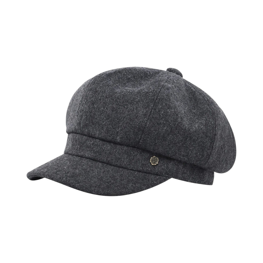 Le Comptoir du Chapeau Gris Foncé / 56-58 cm Casquette Newsboy Femme
