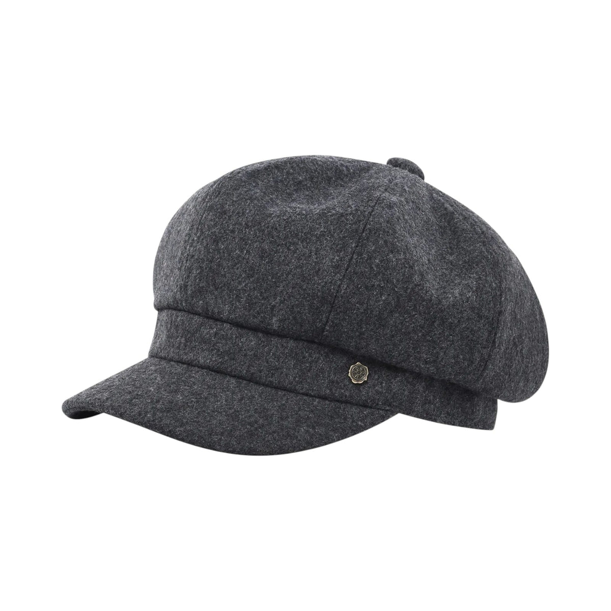 Le Comptoir du Chapeau Gris Foncé / 56-58 cm Casquette Newsboy Femme