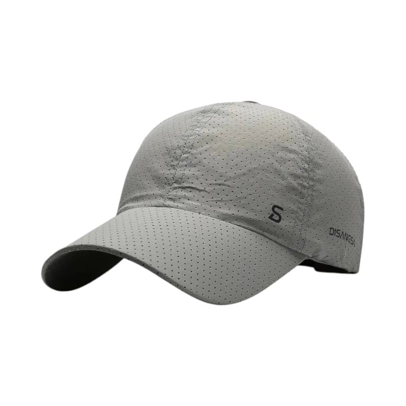 Le Comptoir du Chapeau Gris Casquette Running Légère Séchage Rapide