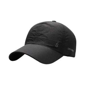 Le Comptoir du Chapeau Noir Casquette Running Légère Séchage Rapide