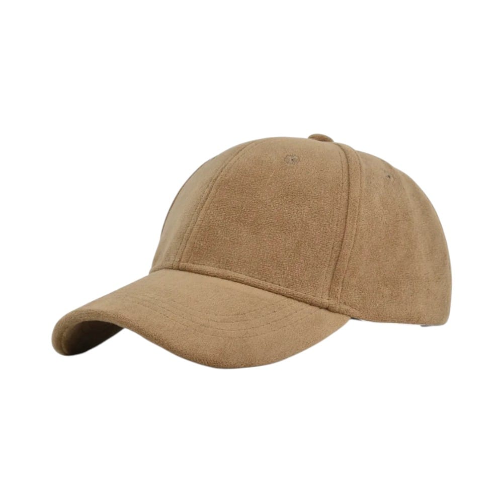 Le Comptoir du Chapeau Marron Casquette Suede Retro Snapback Streetwear