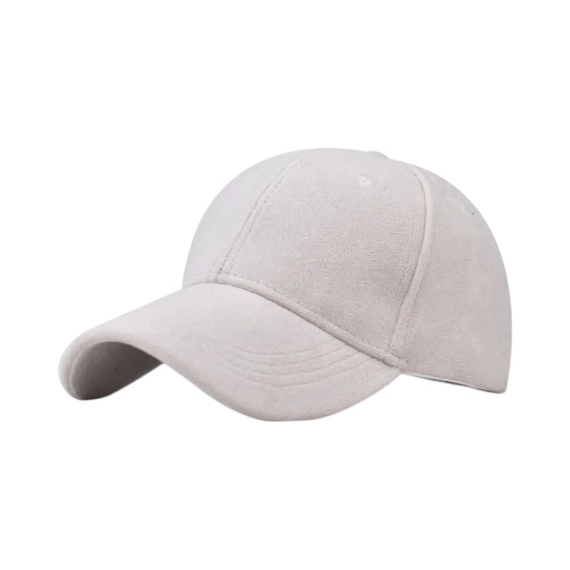 Le Comptoir du Chapeau Crème Casquette Suede Retro Snapback Streetwear