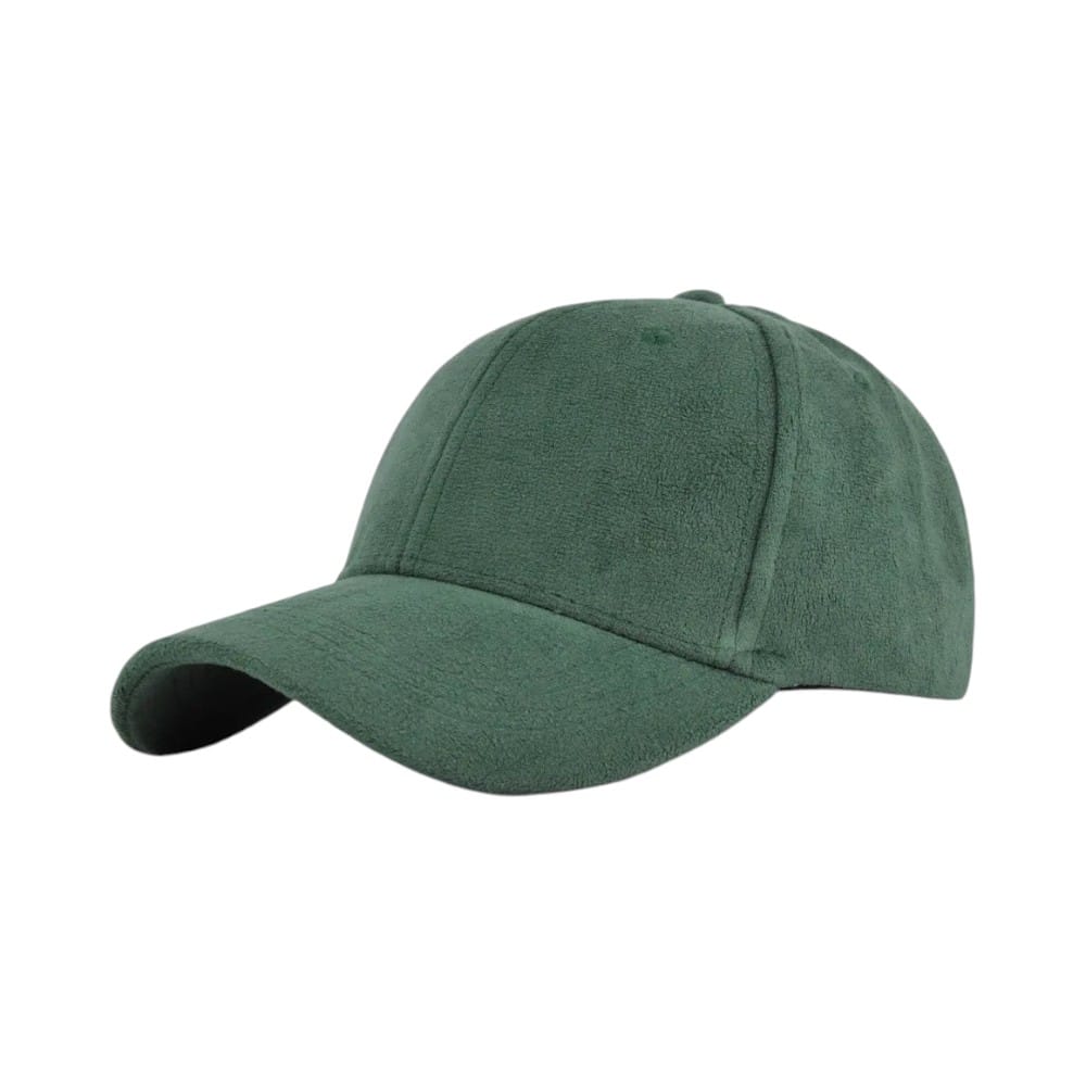 Le Comptoir du Chapeau Vert Foncé Casquette Suede Retro Snapback Streetwear
