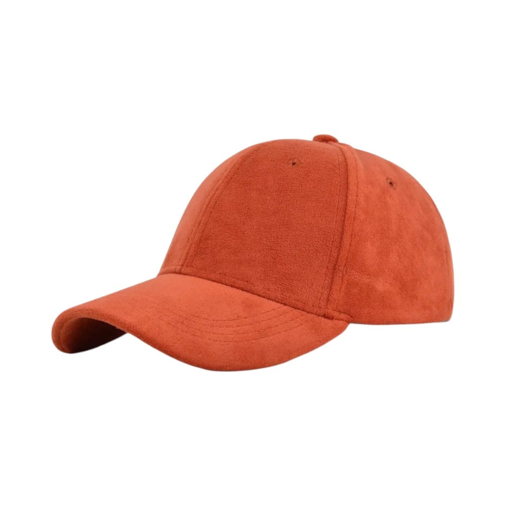 Le Comptoir du Chapeau Orange Casquette Suede Retro Snapback Streetwear