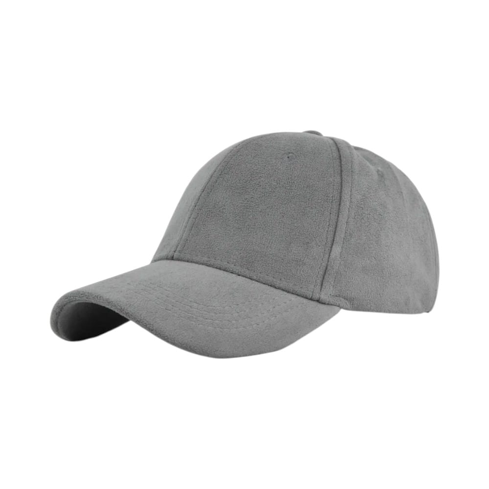 Le Comptoir du Chapeau Gris Casquette Suede Retro Snapback Streetwear