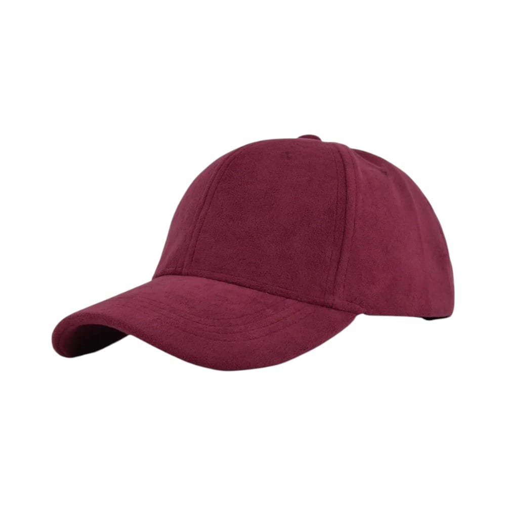 Le Comptoir du Chapeau Bordeaux Casquette Suede Retro Snapback Streetwear