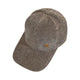 Le Comptoir du Chapeau Gris / 56-58 cm Casquette Velours Côtelé Snapback Mixte