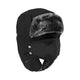 Le Comptoir du Chapeau Noir Chapeau Aviateur Coupe-Vent Masque
