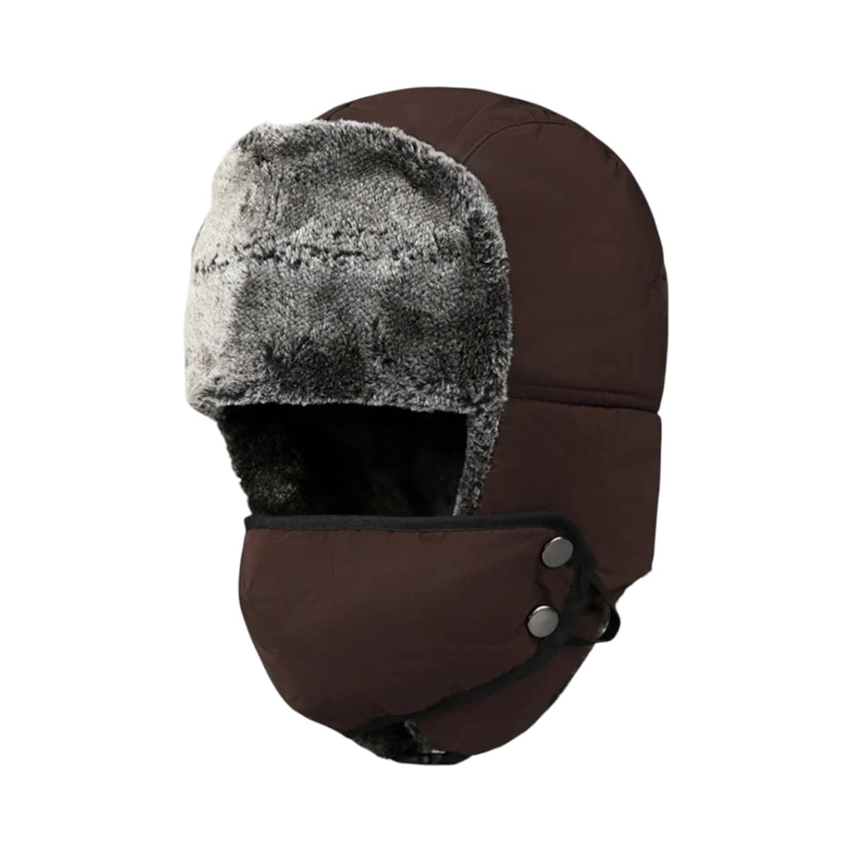 Le Comptoir du Chapeau Marron Chapeau Aviateur Coupe-Vent Masque
