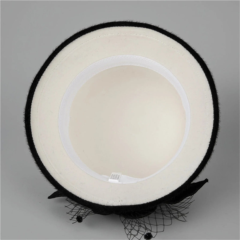 Le Comptoir du Chapeau Chapeau Bowler Bord Large Vintage Femme