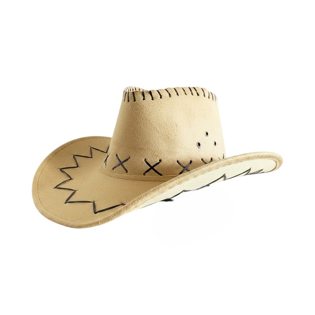Le Comptoir du Chapeau Beige Chapeau Cowboy Bride Décoratif