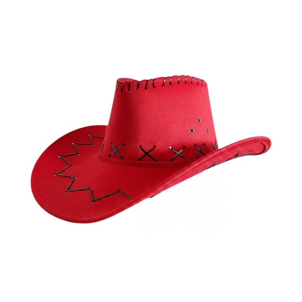 Le Comptoir du Chapeau Rouge Chapeau Cowboy Bride Décoratif