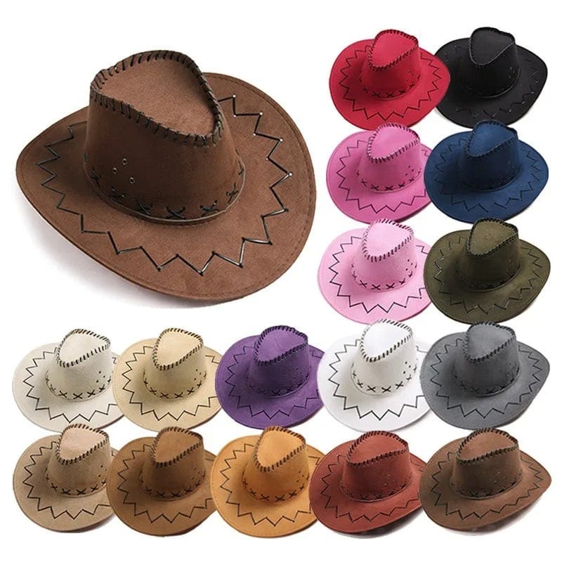 Le Comptoir du Chapeau Chapeau Cowboy Bride Décoratif