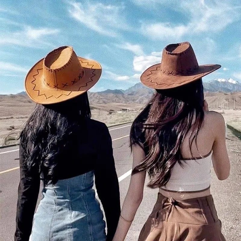 Le Comptoir du Chapeau Chapeau Cowboy Bride Décoratif